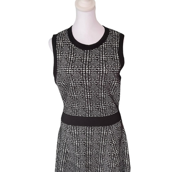 Kate Spade - NWT Mod Plaid Knee Length Sweater Dress Sz M - Picture 5 of 12